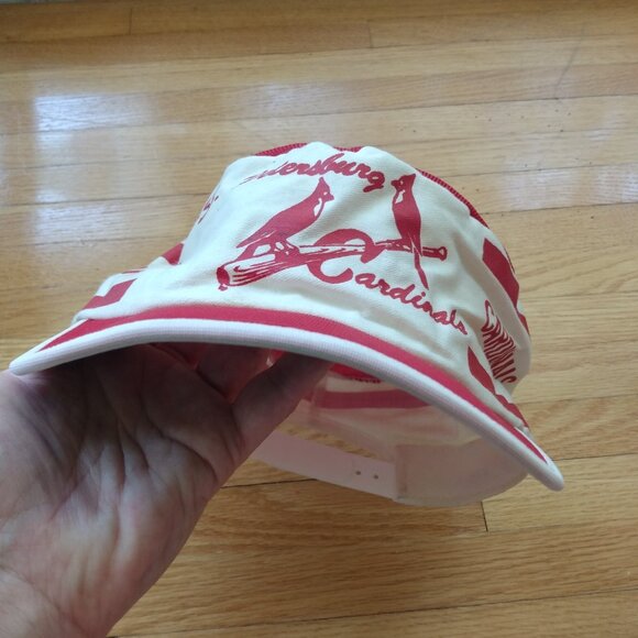 Vintage Trucker Hat St. Petersburg Cardinals Baseball Snapback Painter's Cap Ret - Picture 14 of 14